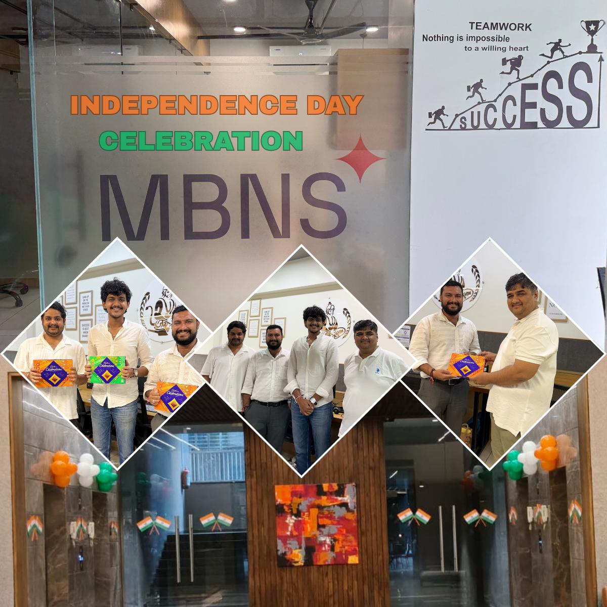 MBNS Consultancy team celebrating Independence Day at the office